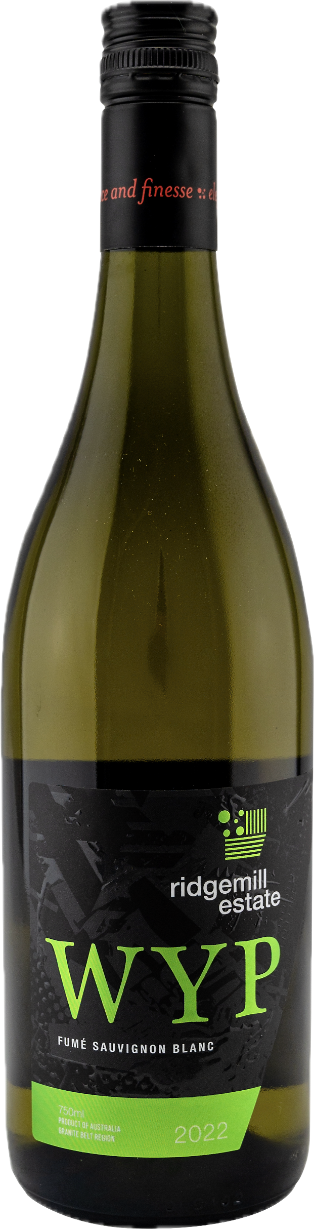 Ridgemill Estate WYP Fumé Sauvignon Blanc 2022 Granite Belt